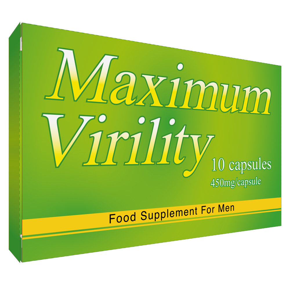 Maximum Virility Food Supplement for Men 10 Pack
