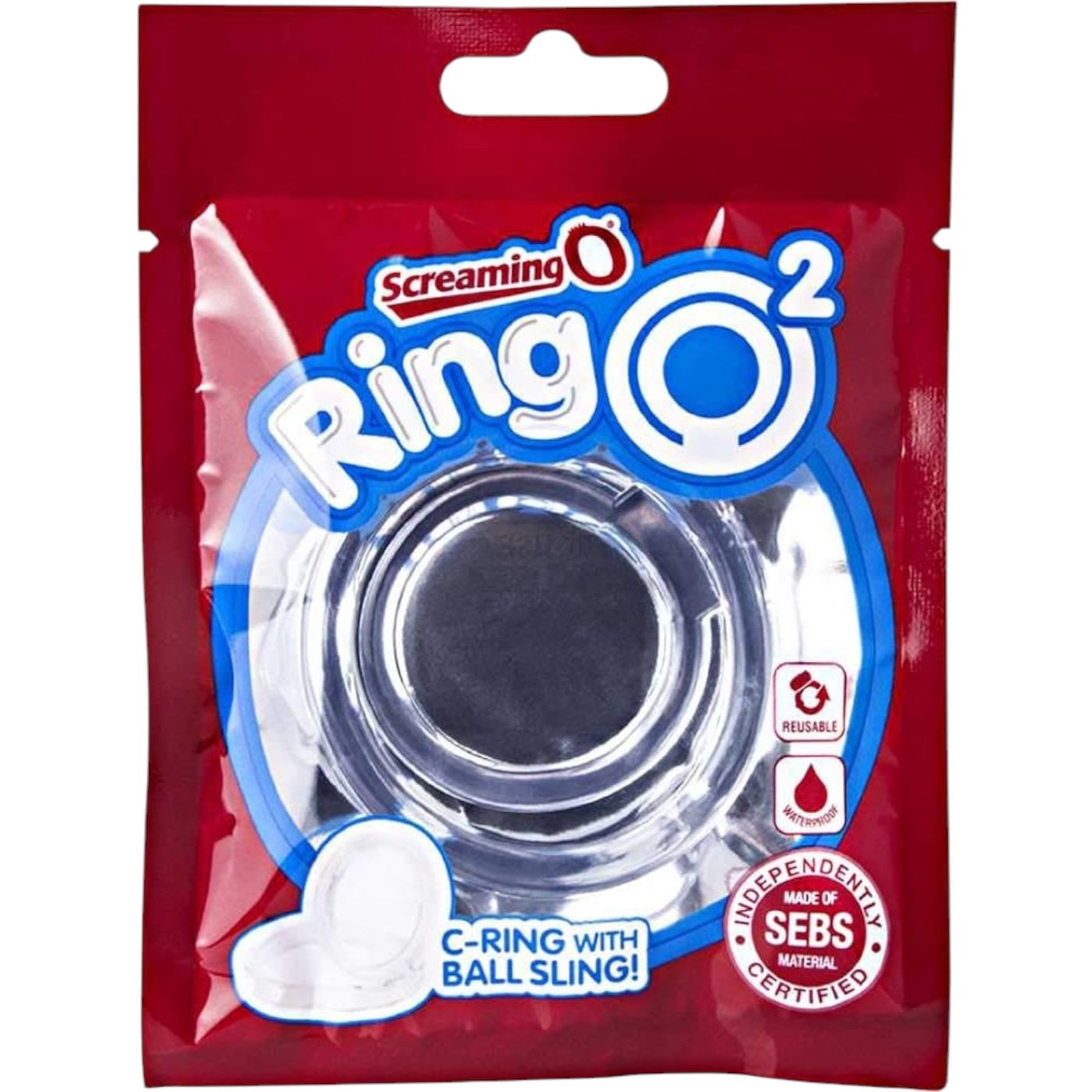 Screaming O RingO2 Double Cock Ring Clear
