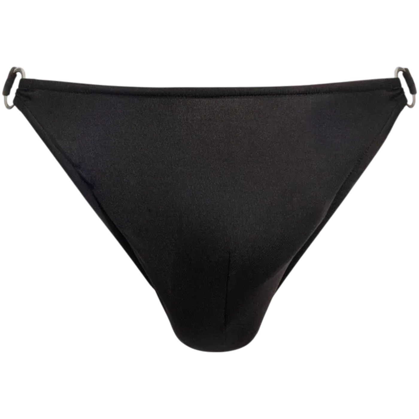 Rimba Men’s Black G-String with Metal O-Ring Connectors