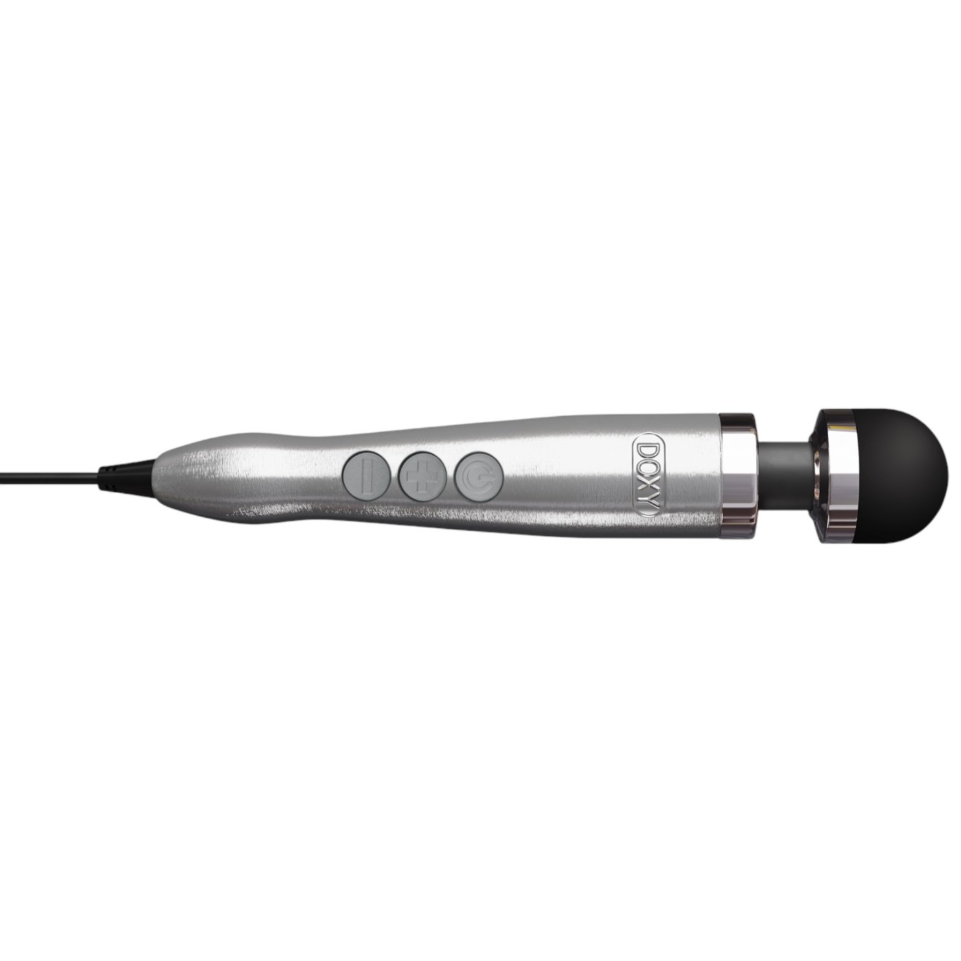 Doxy Die Cast 3 Wand Massager Brushed Metal