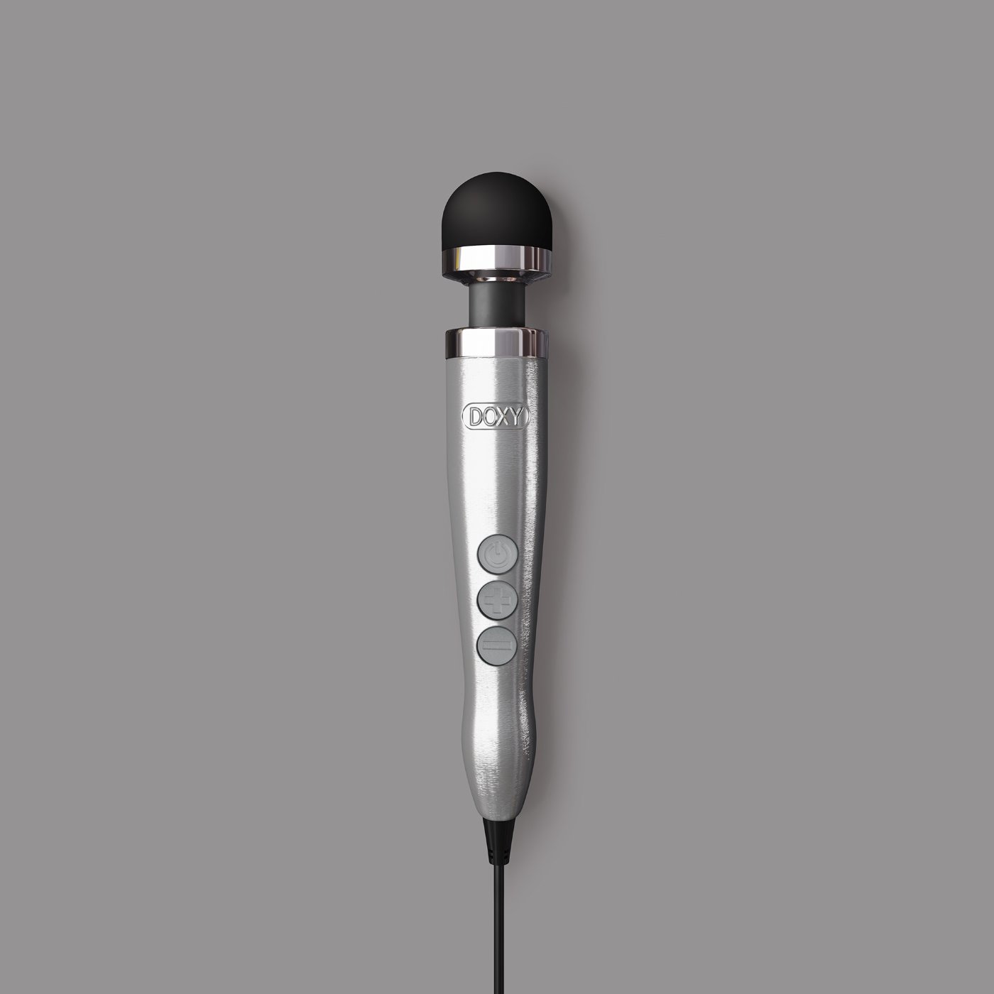 Doxy Die Cast 3 Wand Massager Brushed Metal