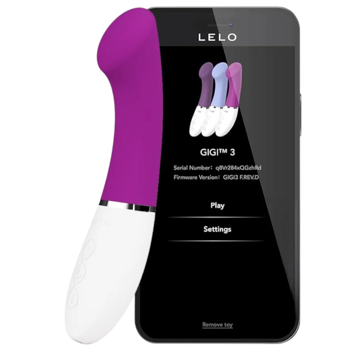 LELO Gigi 3 App-Controlled G-Spot Vibrator Deep Rose