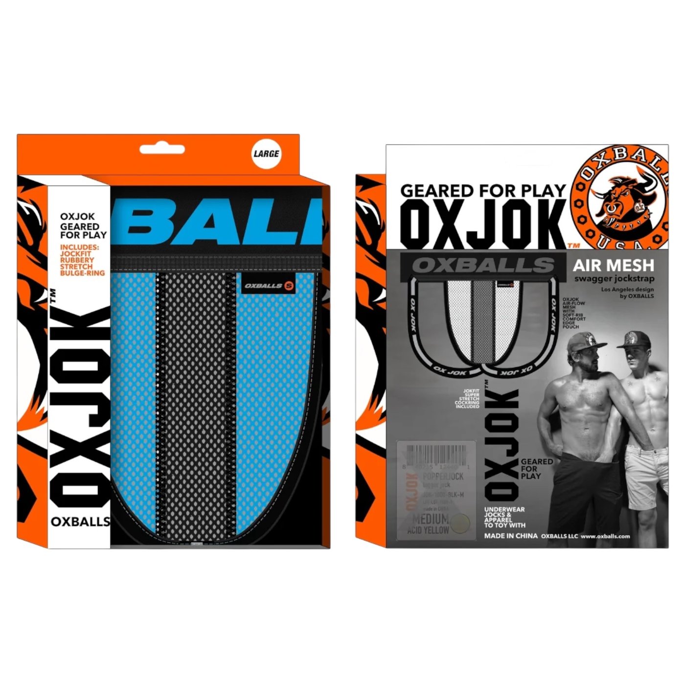 Oxballs OXJOK Airmesh Jock Strap Sky Blue