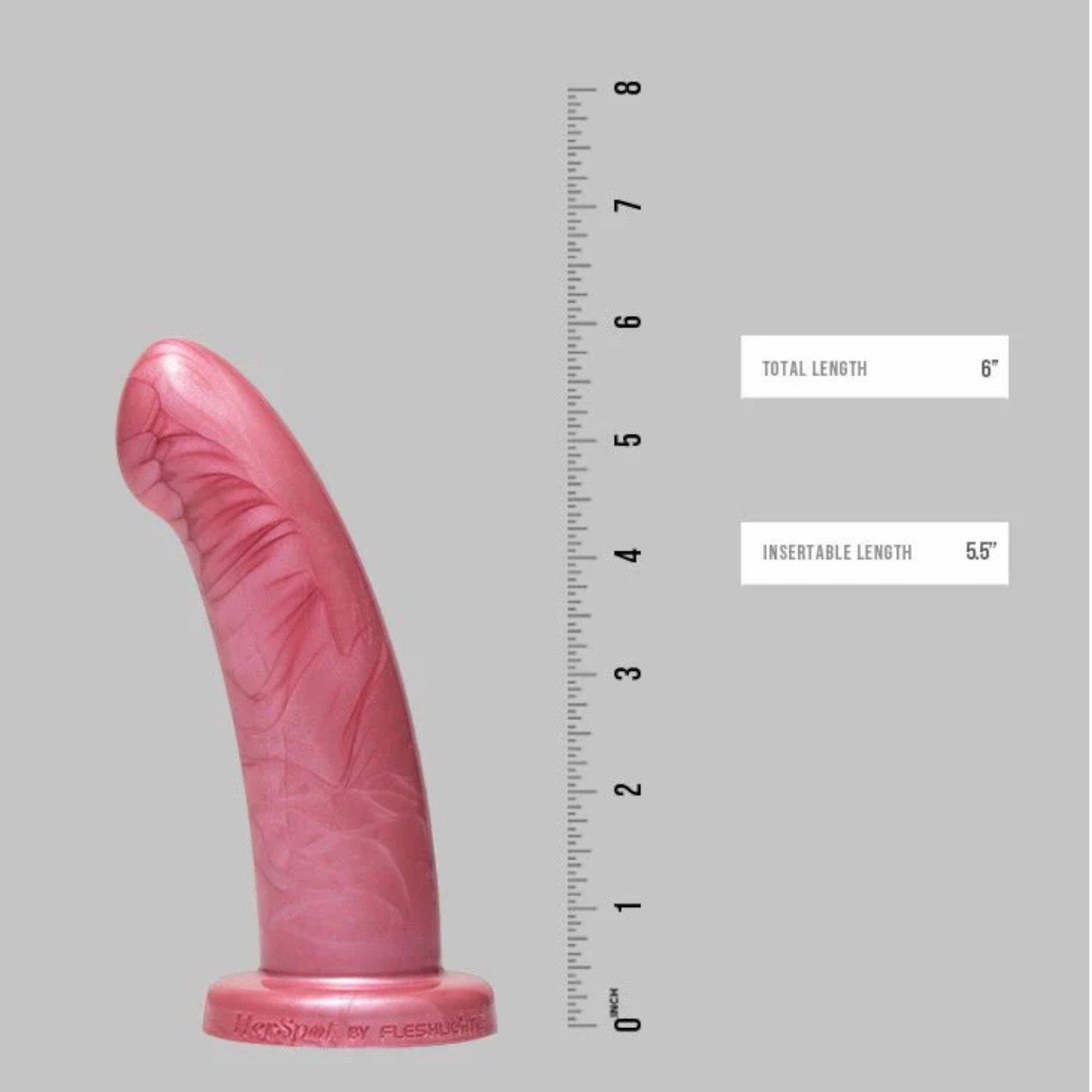 Fleshlight HerSpot Golden Rose G-Spot Dildo
