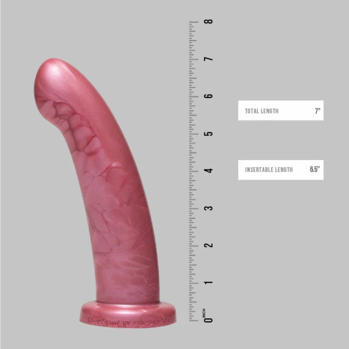 Fleshlight HerSpot Golden Rose G-Spot Dildo