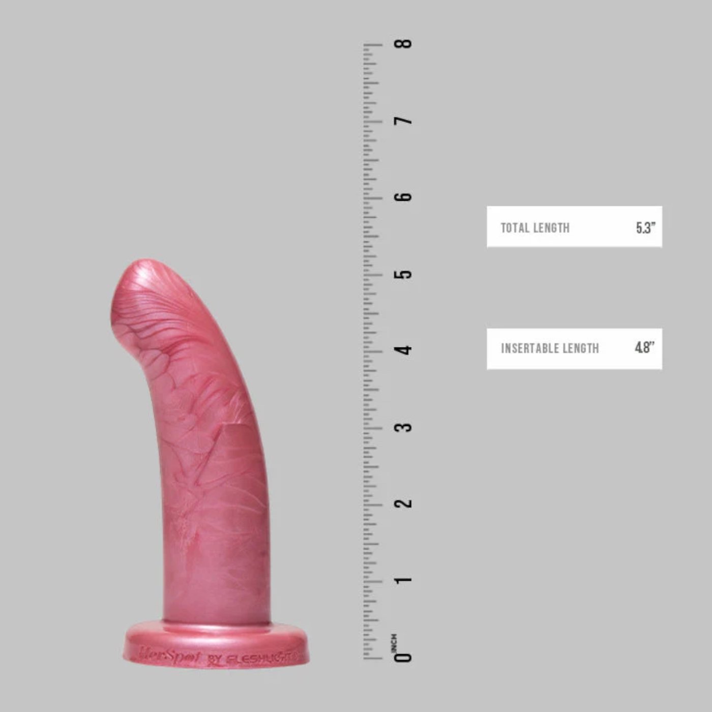 Fleshlight HerSpot Golden Rose G-Spot Dildo