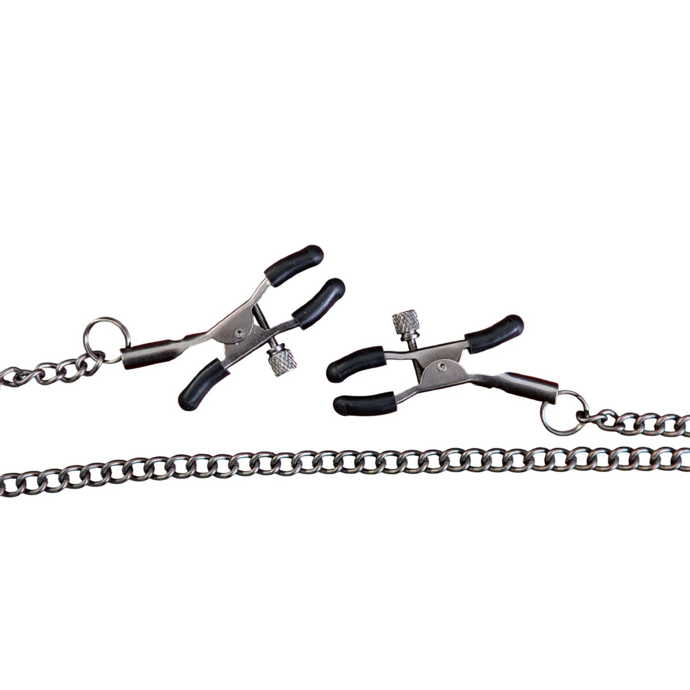 Sei Mio Nip and Tug Adjustable Nipple Clamps with Chain