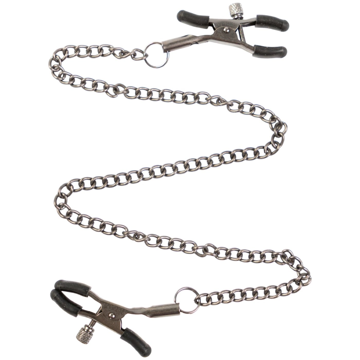 Sei Mio Nip and Tug Adjustable Nipple Clamps with Chain