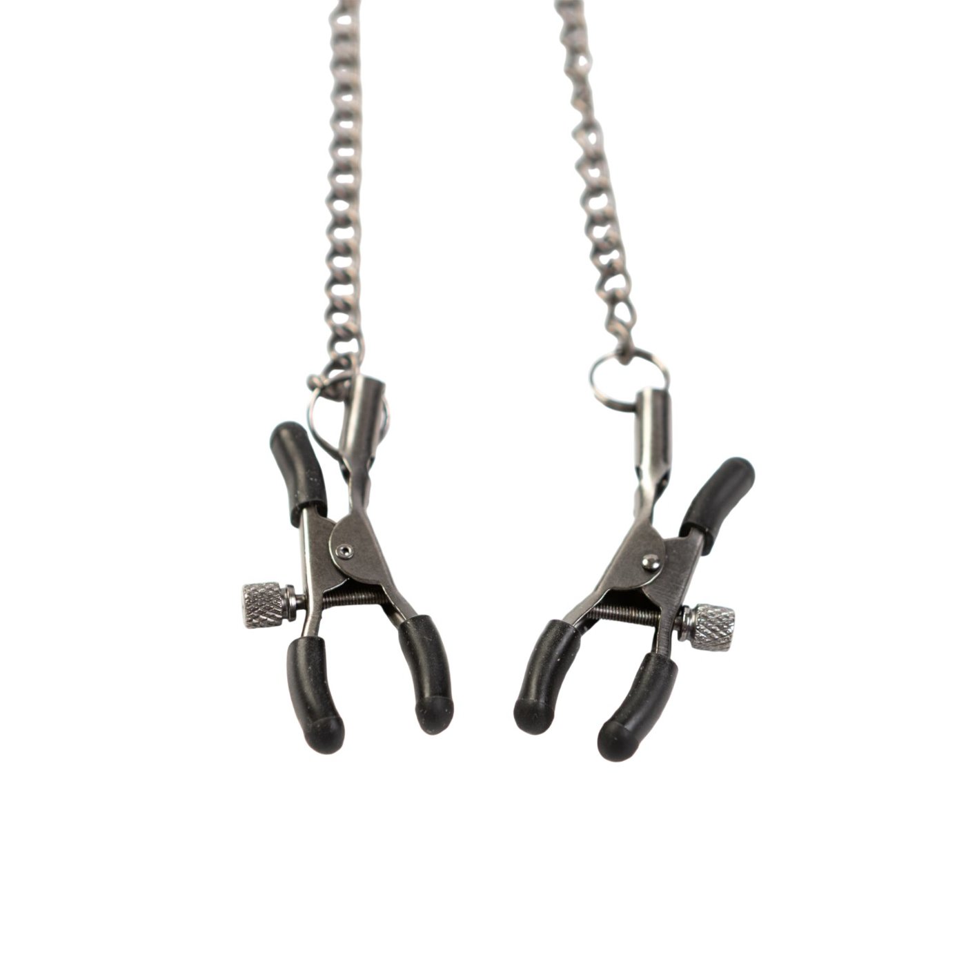 Sei Mio Nip and Tug Adjustable Nipple Clamps with Chain