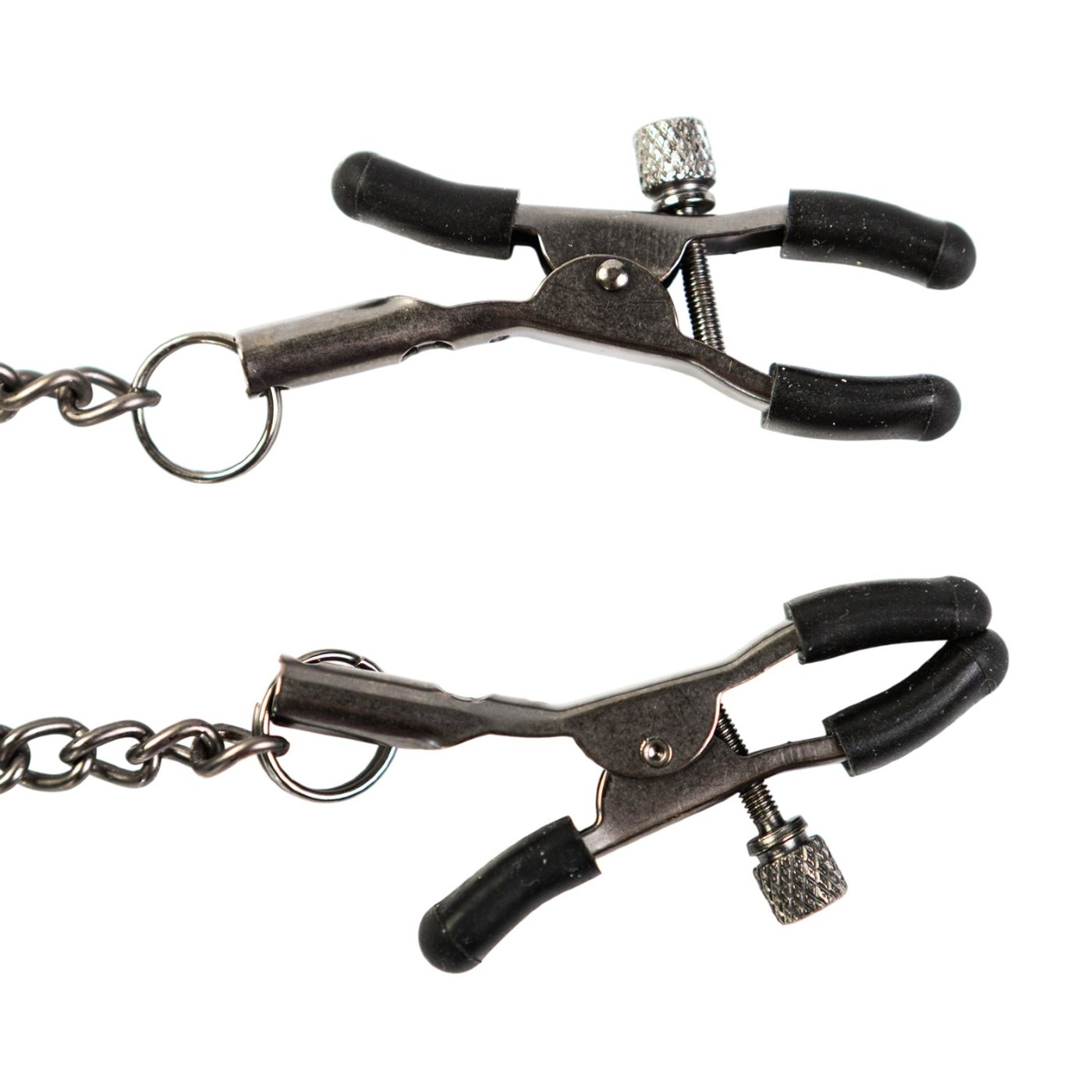 Sei Mio Nip and Tug Adjustable Nipple Clamps with Chain