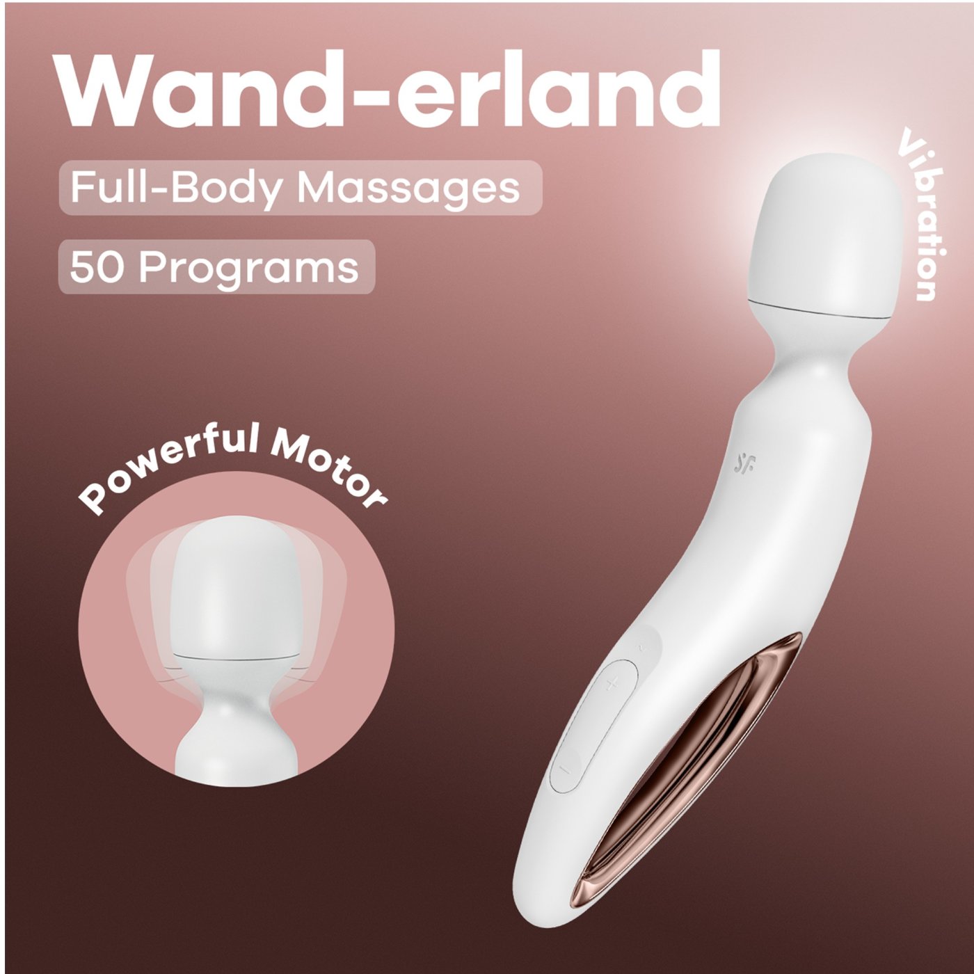 Satisfyer Wand-erland Rechargeable XXL Wand Vibrator