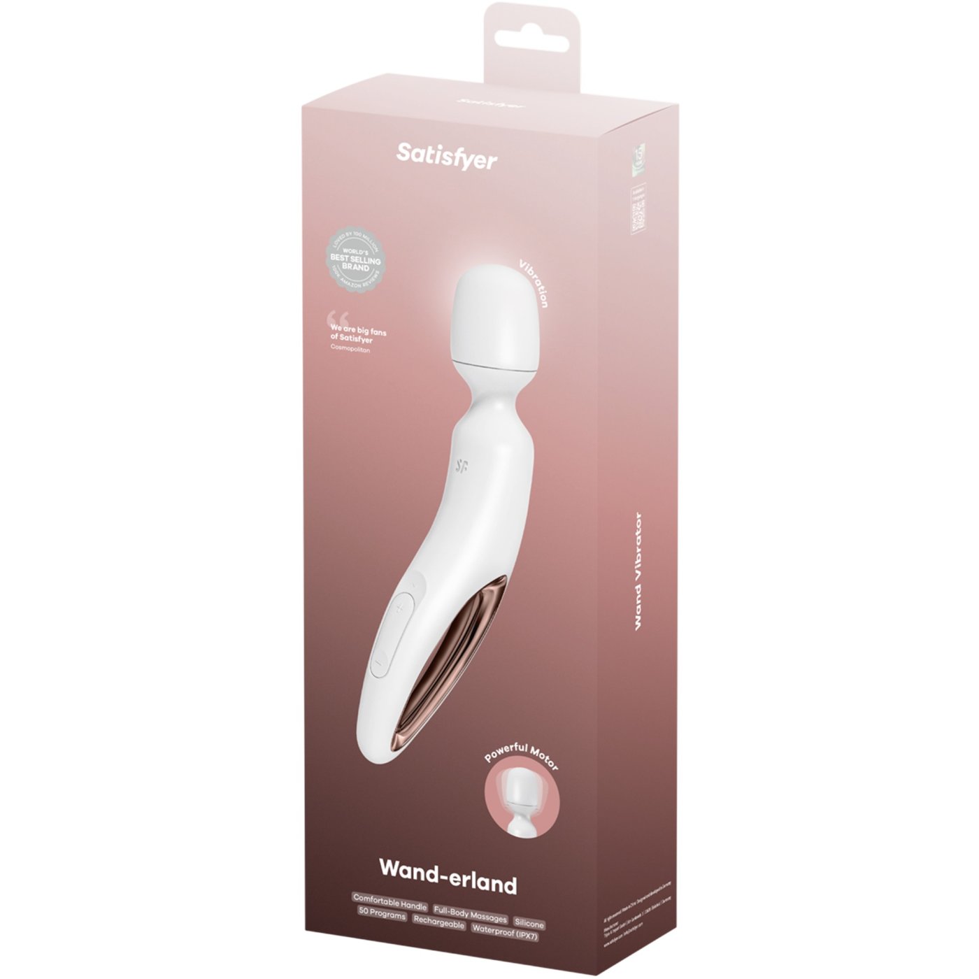 Satisfyer Wand-erland Rechargeable XXL Wand Vibrator