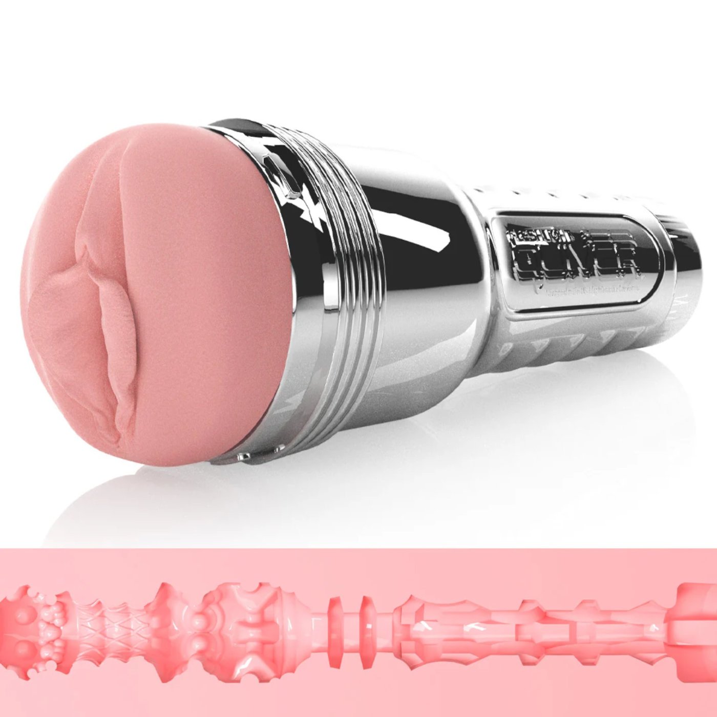 Fleshlight Pink Quiver Rechargeable Vibrating Stroker with Warming Function