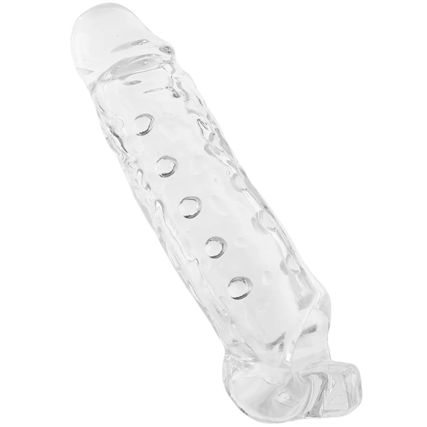 Blue Line Mighty Extender Penis Sleeve with Ball Loop Adds 3 Inches