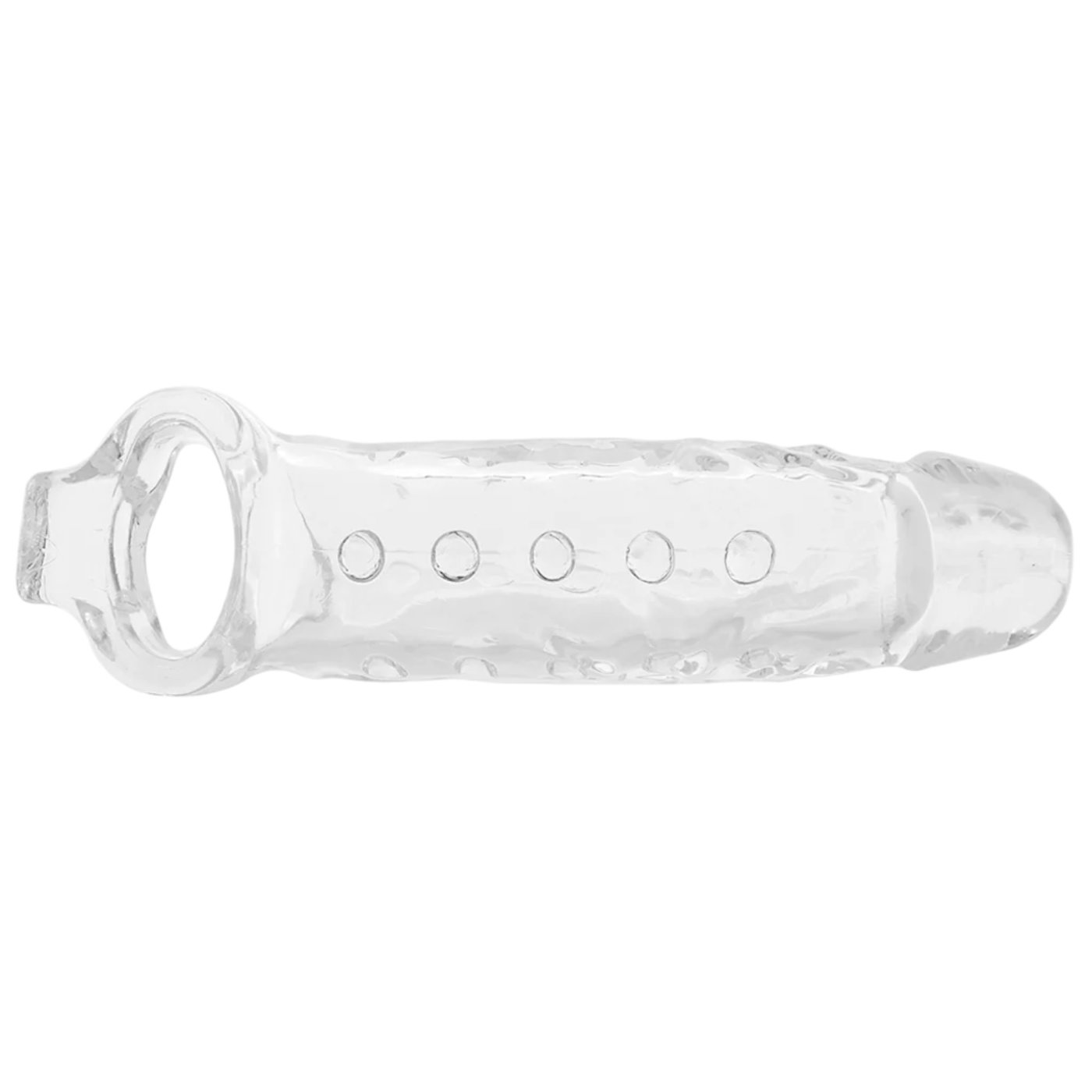 Blue Line Mighty Extender Penis Sleeve with Ball Loop Adds 3 Inches