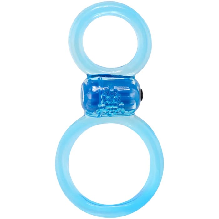 Screaming O Ofinity Plus Vibrating Cock and Ball Ring Blue