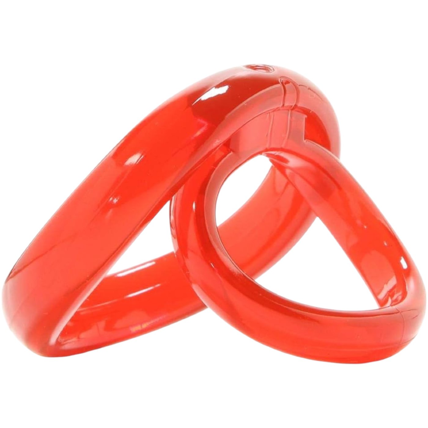 Screaming O RingO2 Double Cock Ring Red