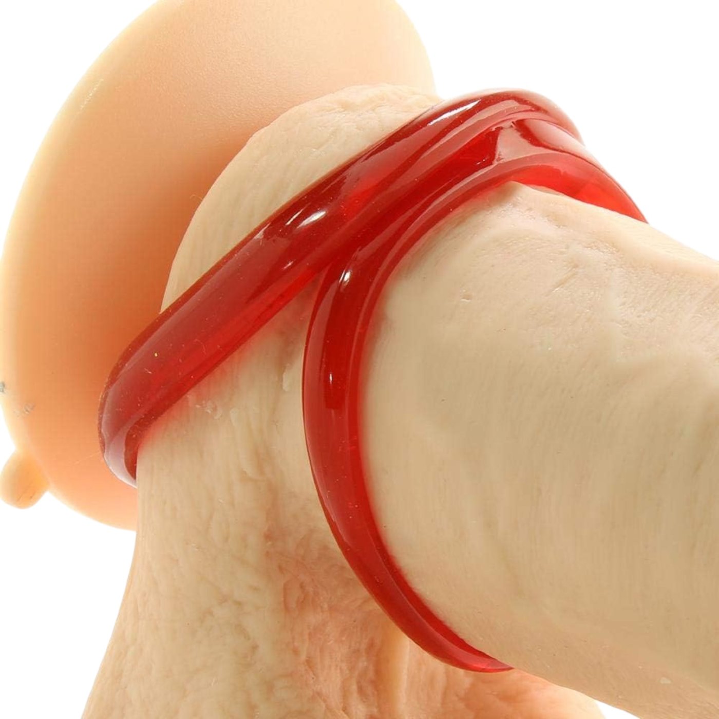 Screaming O RingO2 Double Cock Ring Red