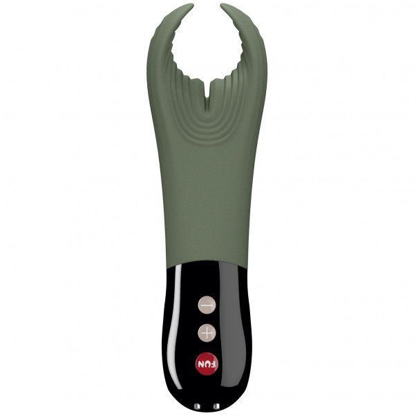 Fun Factory Manta Vibrating Male Stroker Moss Green