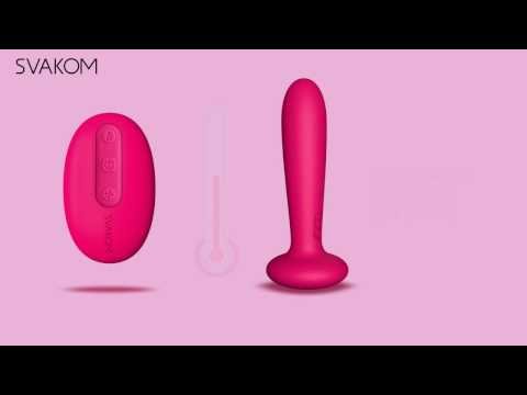Svakom Primo Warming Wearable G-spot and Anal Remote-Controlled Long Bullet Vibrator Black