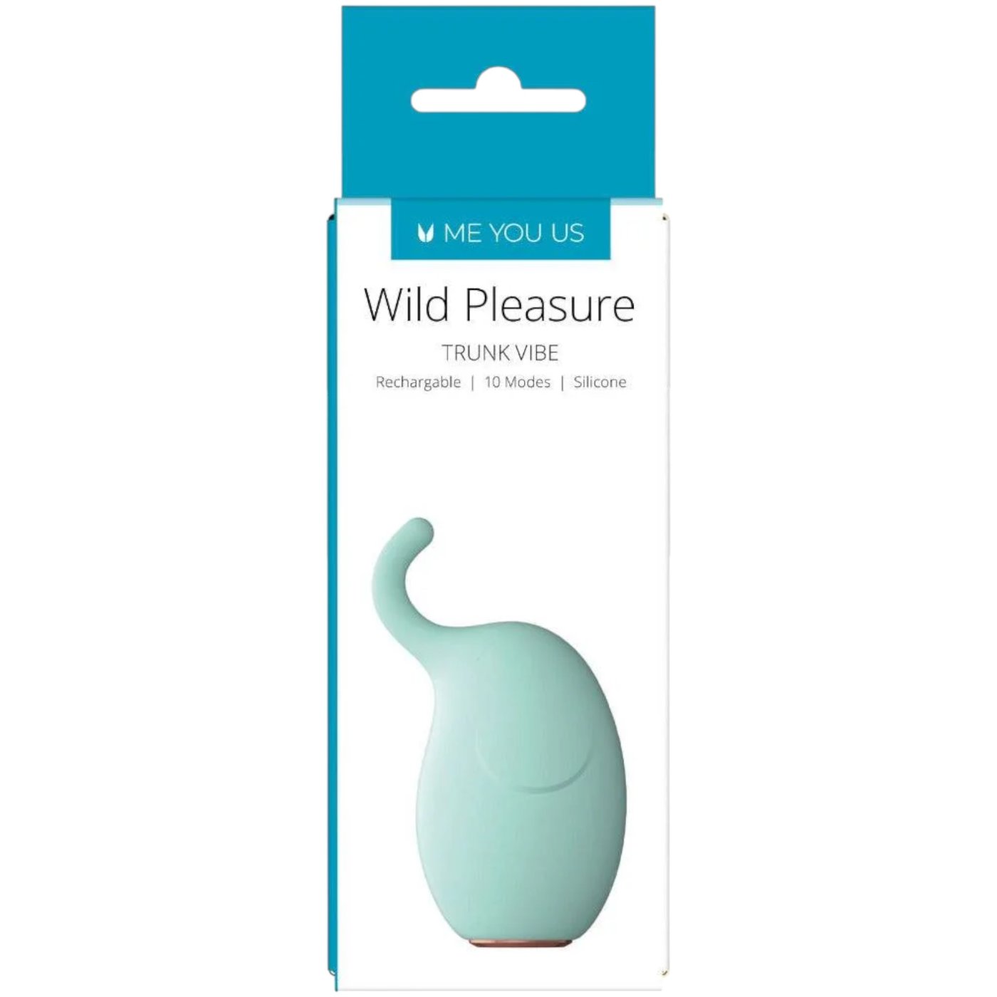Me You Us Wild Pleasure Animal-Shaped Trunk Vibrator Turquoise