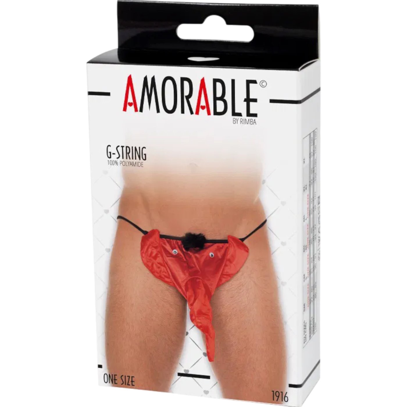 Rimba Men’s Elephant Pouch G-String Thong Red