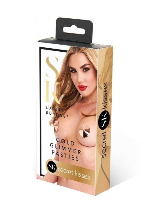 Secret Kisses Gold Glimmer Pasties