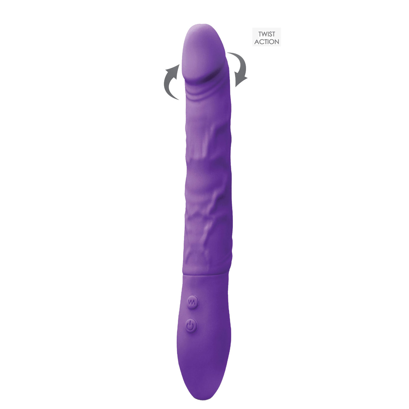 NS Novelties INYA Rechargeable Petite Twister Vibe Purple 9 Inch