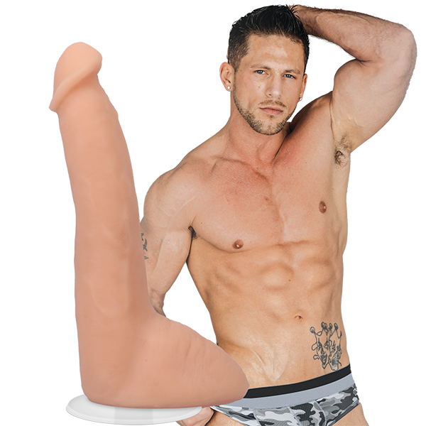 Signature Cocks Roman Todd Ultraskyn Cock with Suction Cup 8 Inch