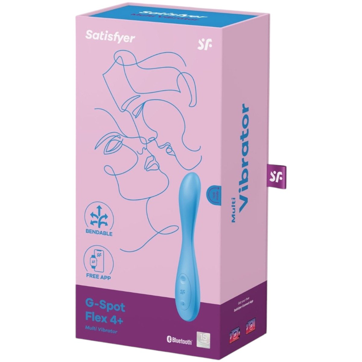 Satisfyer G-Spot Flex 4+ App Controlled Rechargeable Multi Vibrator