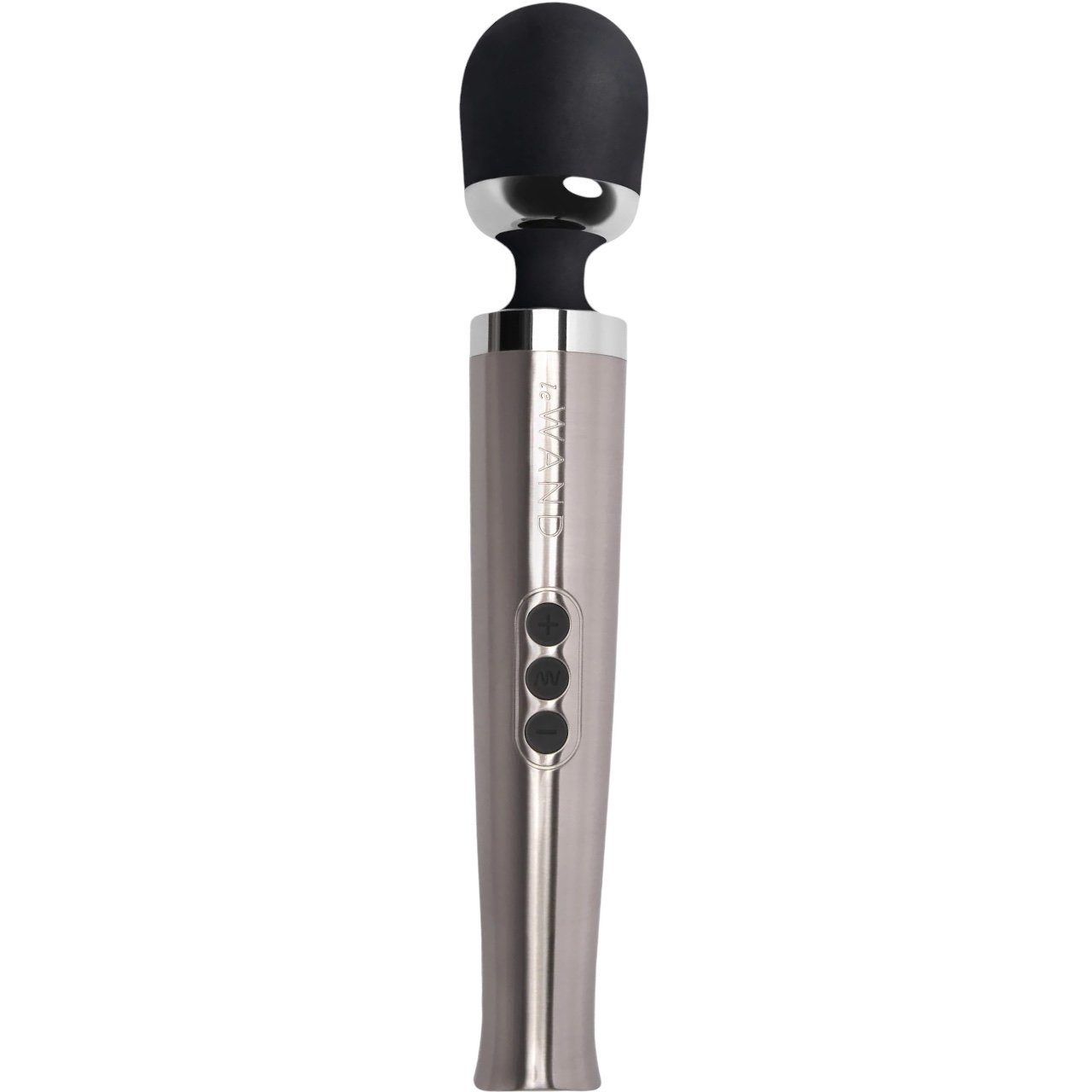 Le Wand Die Cast Rechargeable Massage Wand Vibrator Silver