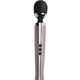 Le Wand Die Cast Rechargeable Massage Wand Vibrator Silver