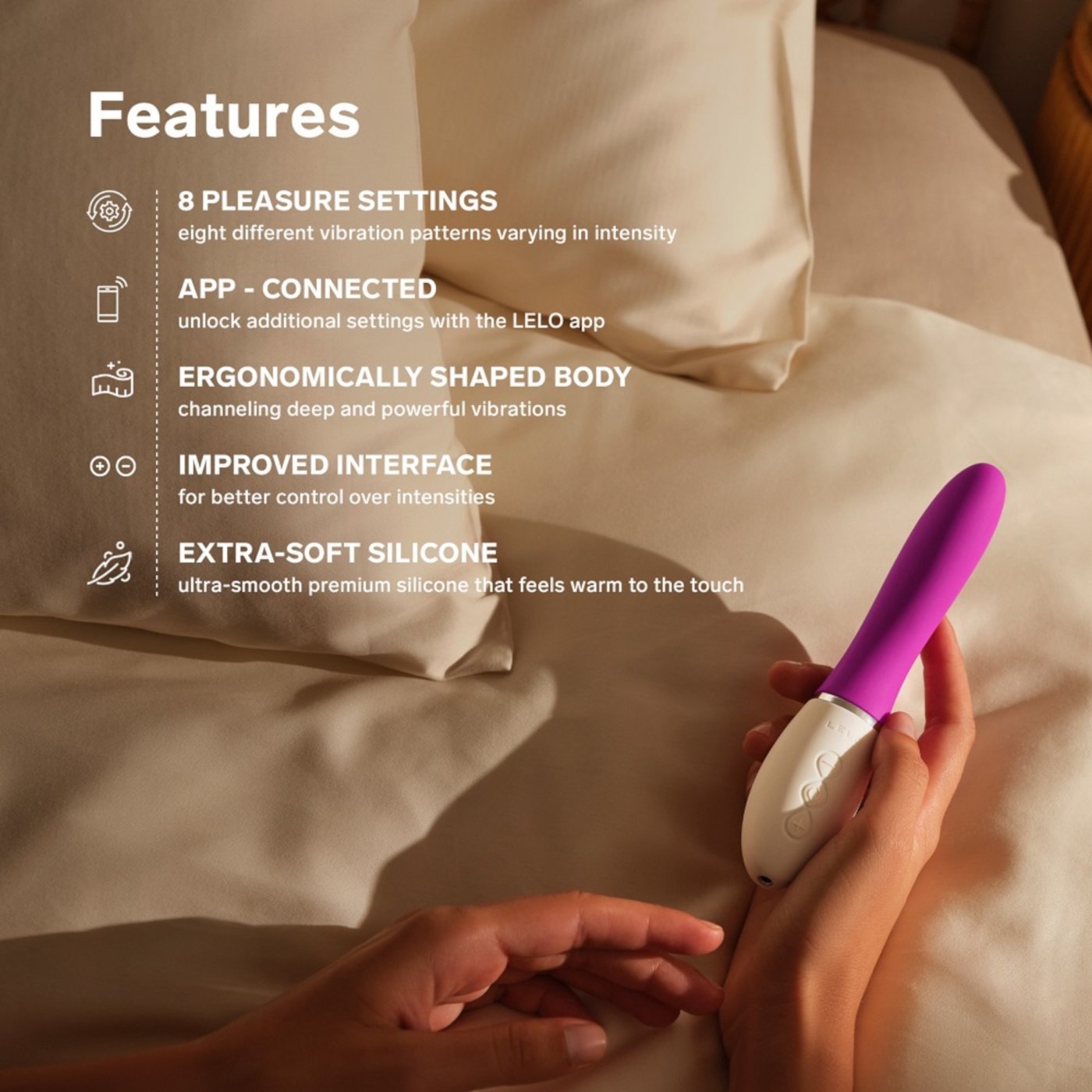 LELO Liv 3 App-Controlled G-Spot Vibrator Deep Rose