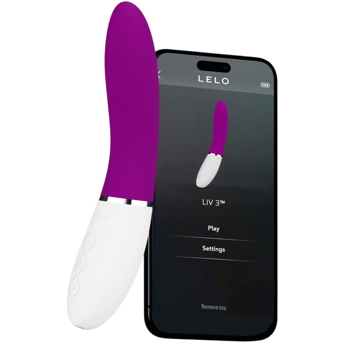LELO Liv 3 App-Controlled G-Spot Vibrator Deep Rose