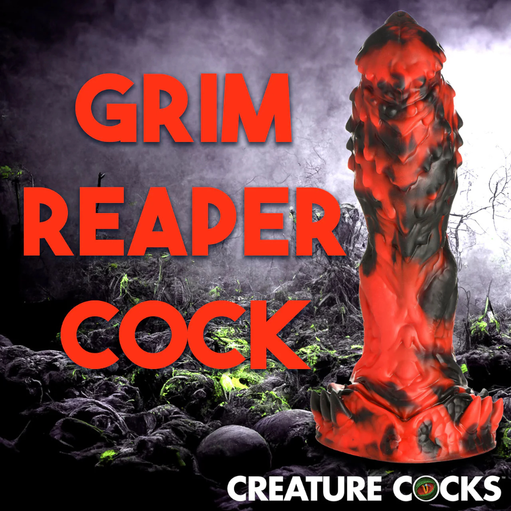 Creature Cocks Reaper Silicone Dildo with Suction Cup 9 Inch 