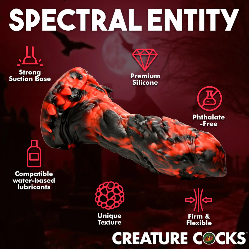 Creature Cocks Reaper Silicone Dildo with Suction Cup 9 Inch 