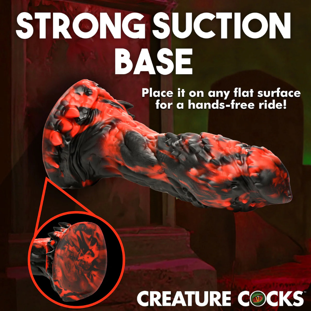 Creature Cocks Reaper Silicone Dildo with Suction Cup 9 Inch 