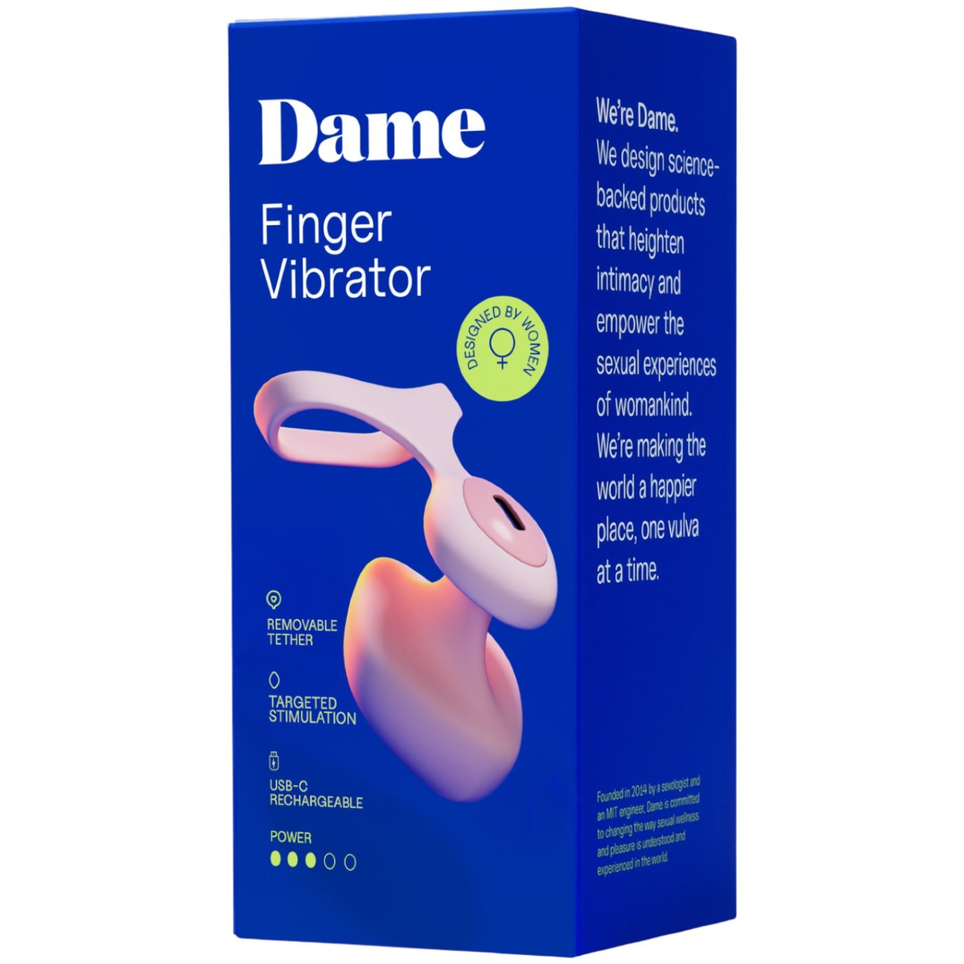Dame Fin 2.0 Waterproof Rechargeable Finger Vibrator