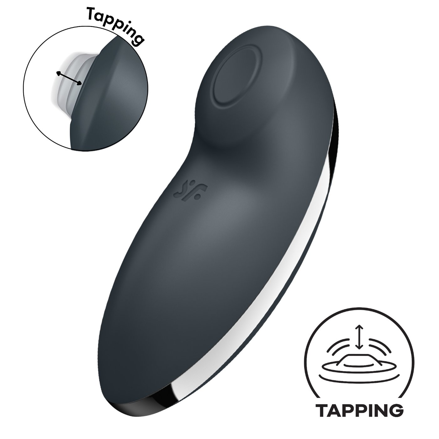 Satisfyer Tap & Climax 2 Tapping Motion Lay-On Clitoral Stimulator