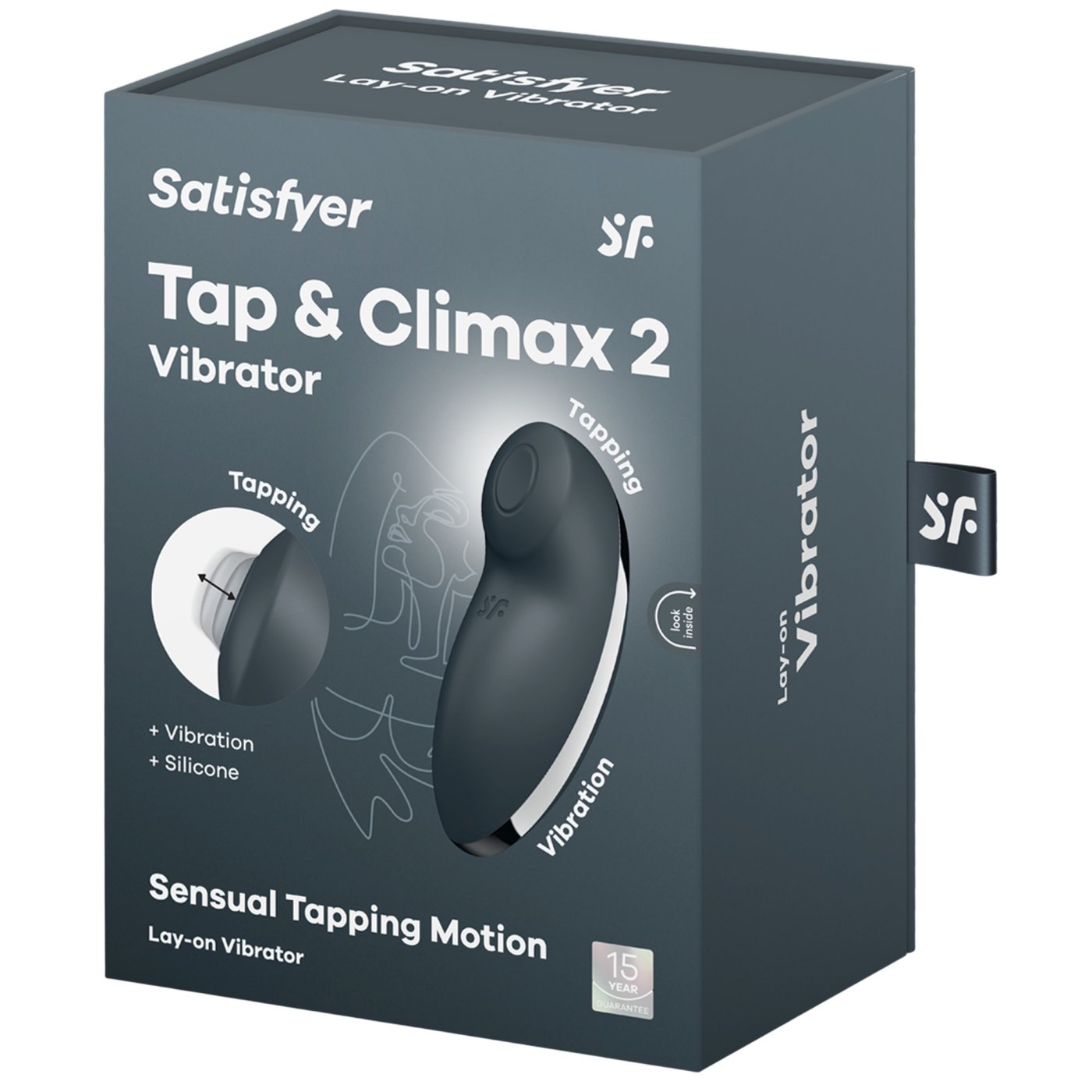 Satisfyer Tap & Climax 2 Tapping Motion Lay-On Clitoral Stimulator