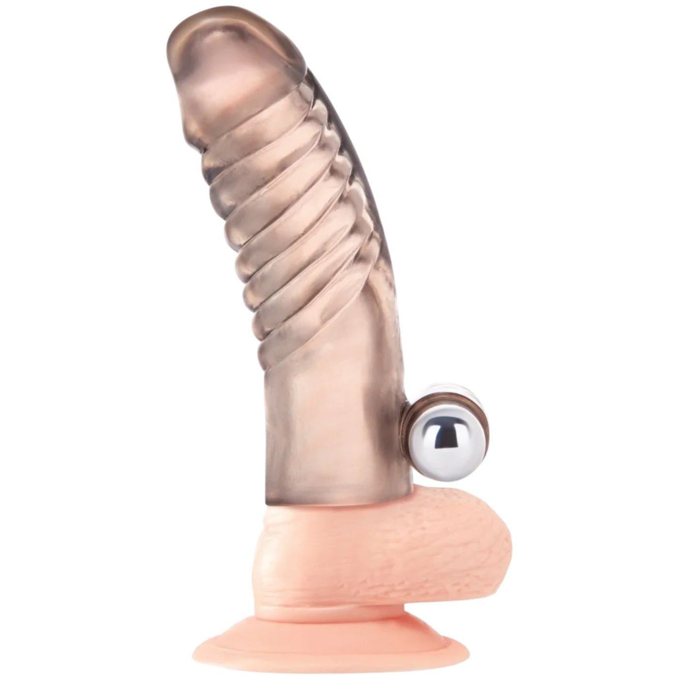 Blue Line 5.25 Inch Vibrating Penis Sleeve Extender