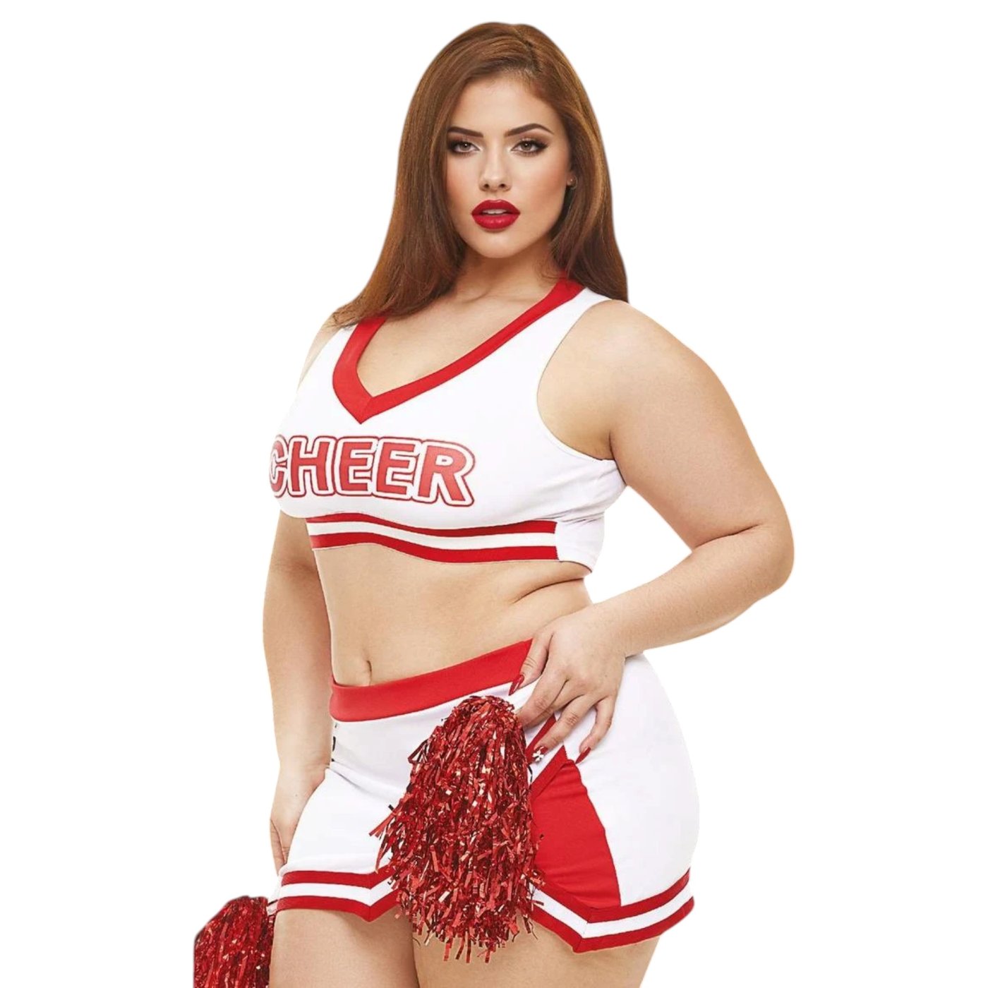 Baci Gameday Hottie 4 Piece Cheerleader Costume Plus Size