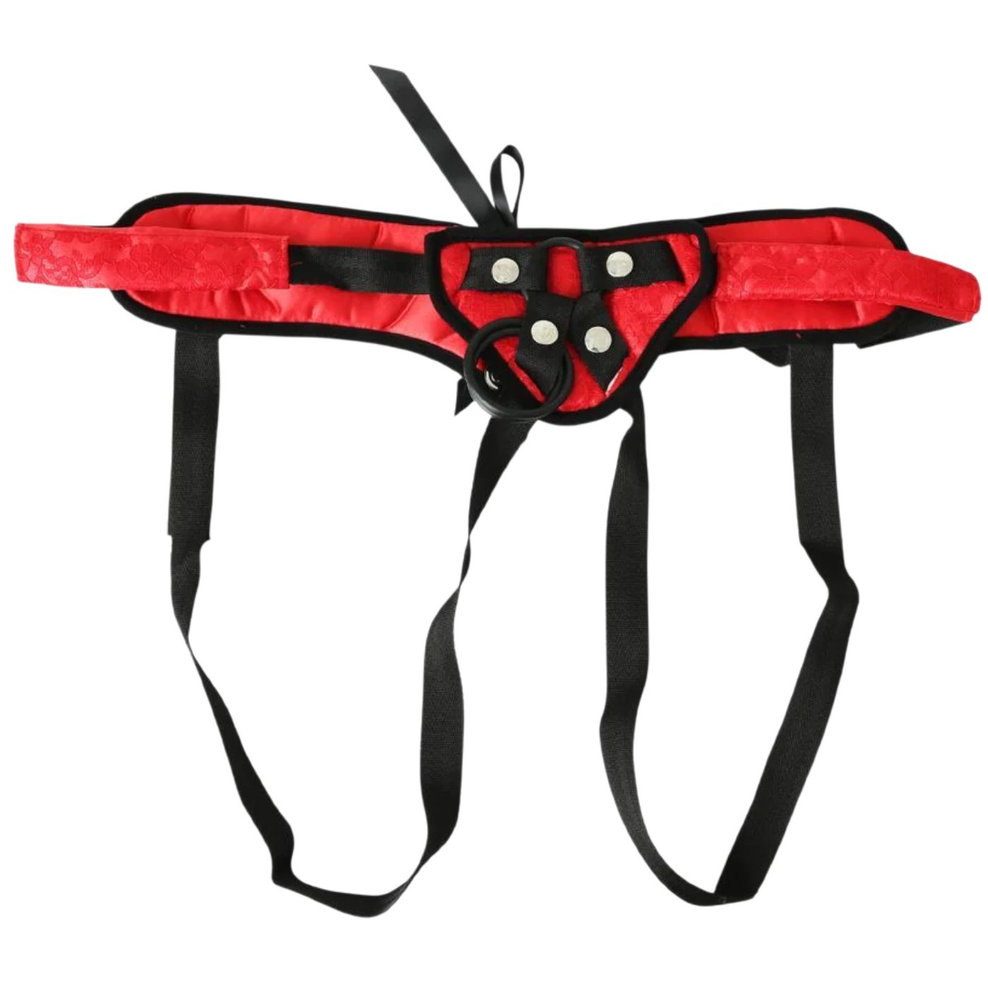 Sportsheets Plus Size Red Lace Corset Strap On Harness