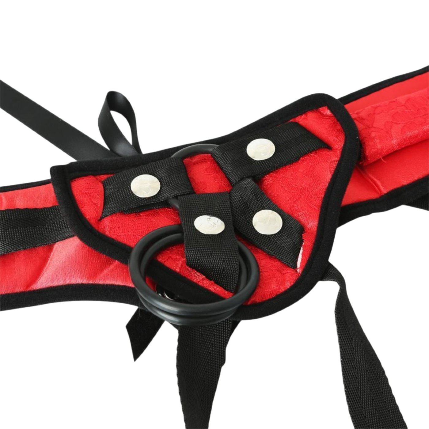 Sportsheets Plus Size Red Lace Corset Strap On Harness