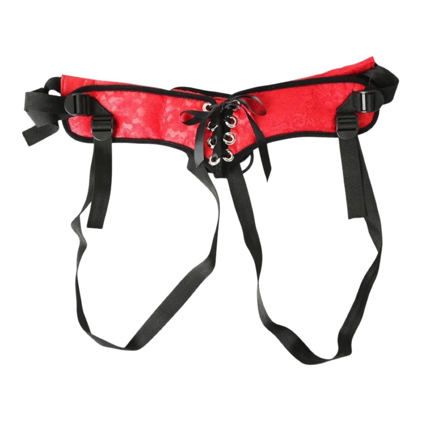 Sportsheets Plus Size Red Lace Corset Strap On Harness