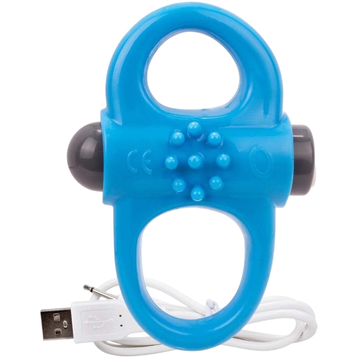 Screaming O Charged Yoga Vibrating Cock Ring Blue