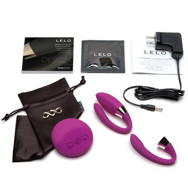 LELO Tiani 2 Remote-Controlled Rechargeable Couple's Vibrator Deep Rose