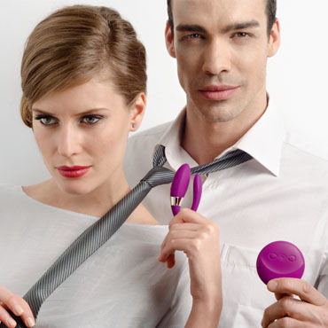 LELO Tiani 2 Remote-Controlled Rechargeable Couple's Vibrator Deep Rose