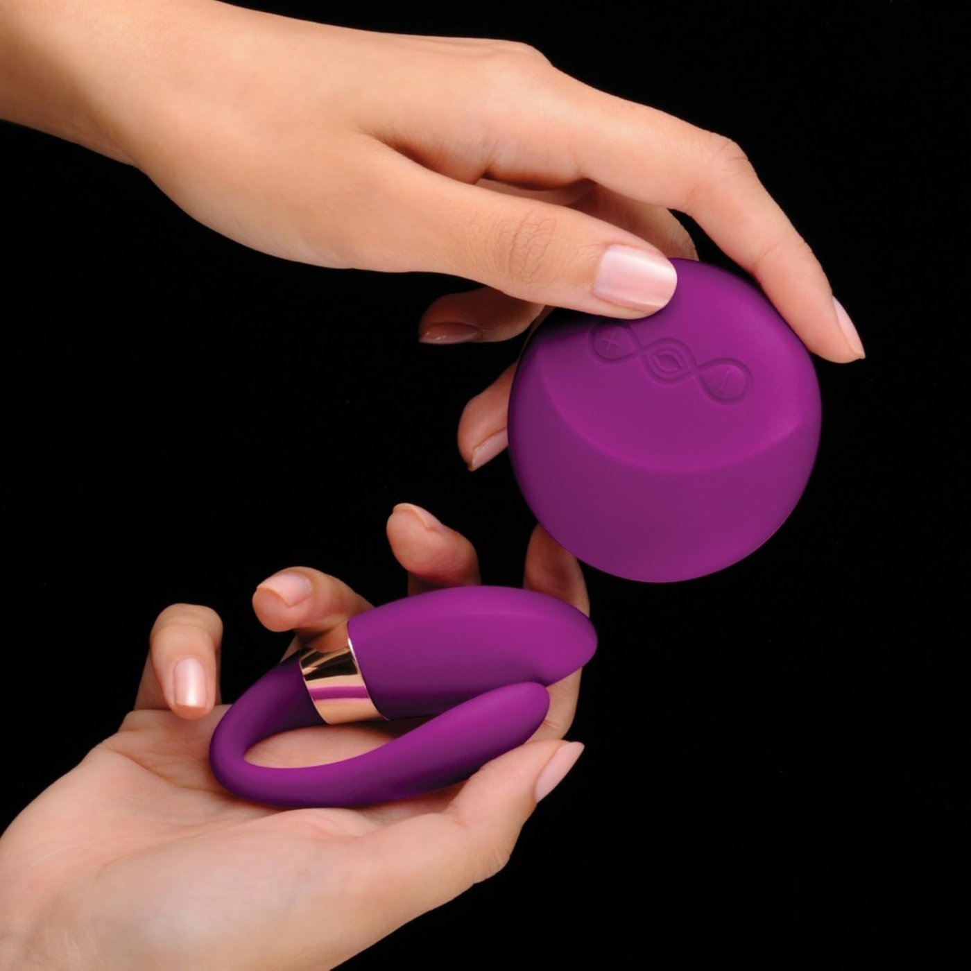 LELO Tiani 2 Remote-Controlled Rechargeable Couple's Vibrator Deep Rose