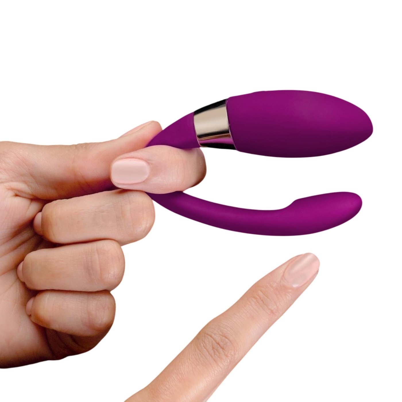 LELO Tiani 2 Remote-Controlled Rechargeable Couple's Vibrator Deep Rose